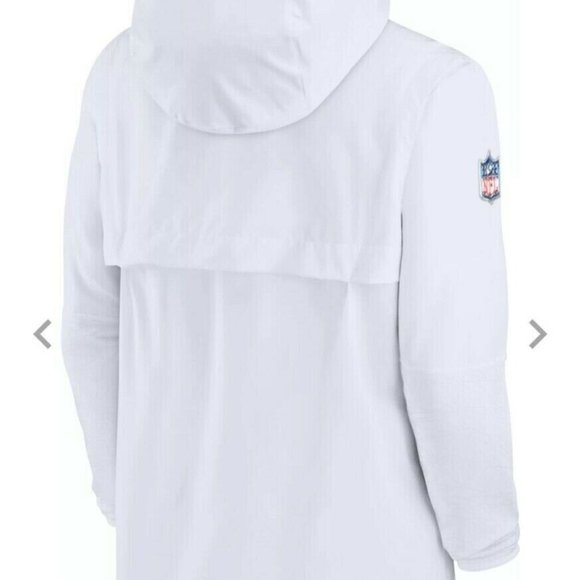 Rare Los Angeles Rams 100% Nike Super Bowl LVI White Diamond Player Media Hoodie - Picture 4 of 4